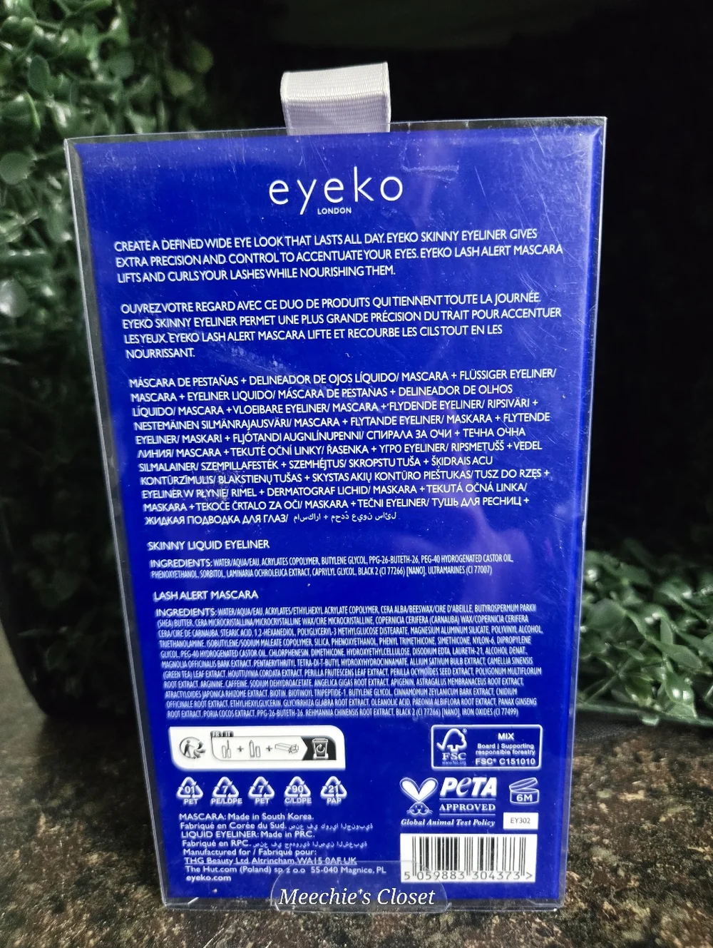 Eyeko London Lash Alert Mascara & Skinny Eyeliner Duo BNIB